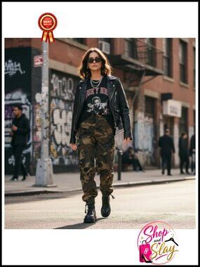 Women's Cargo Pants Quick Dry Military Army Combat Work Pants with Pockets